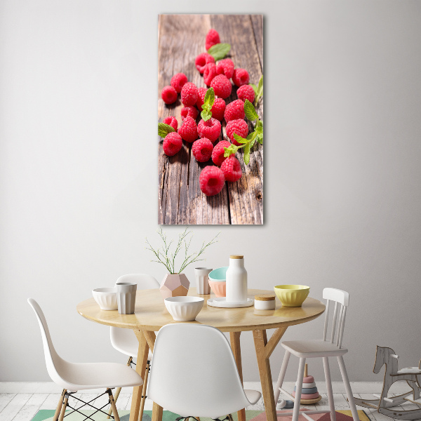 Acrylique tableau Framboises