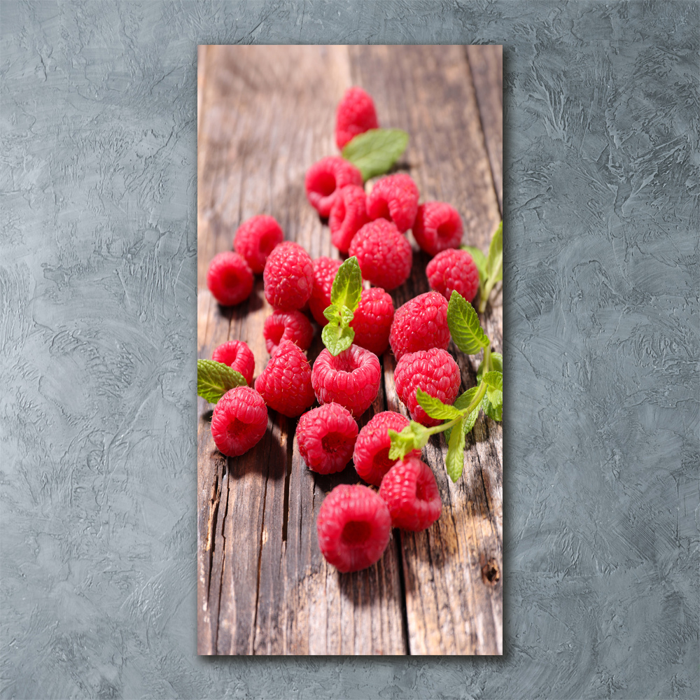 Acrylique tableau Framboises