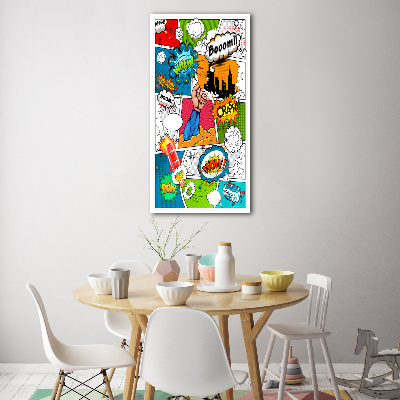 Tableau sur verre acrylique Bande dessinée