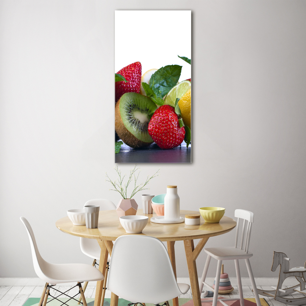 Tableau en acrylique Fruits sains