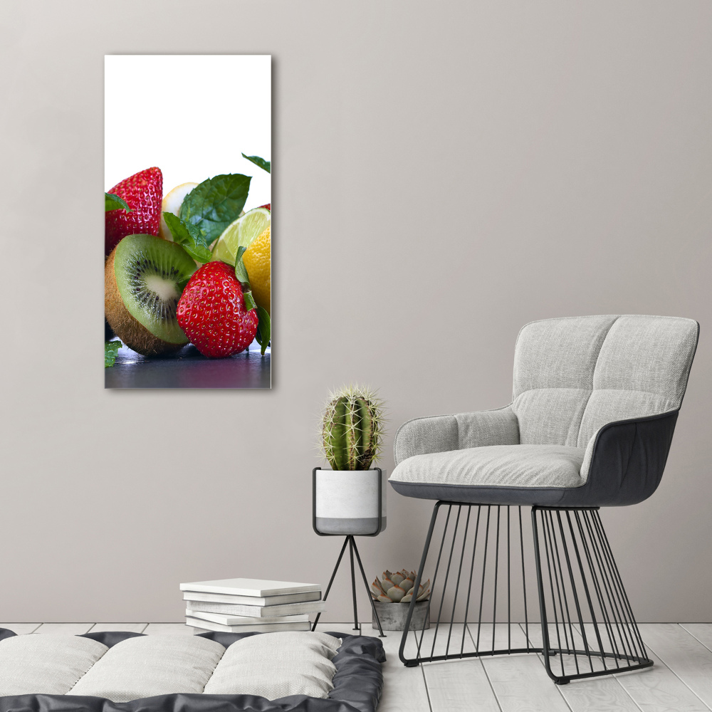 Tableau en acrylique Fruits sains