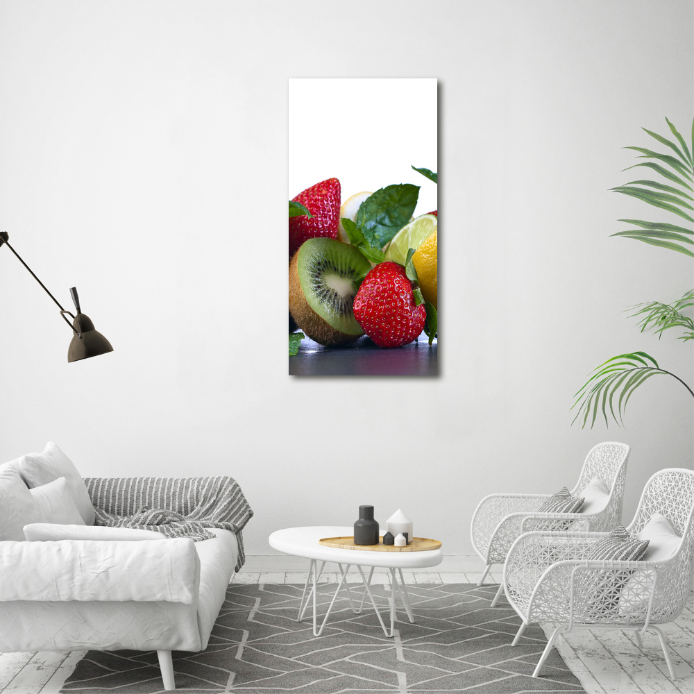 Tableau en acrylique Fruits sains