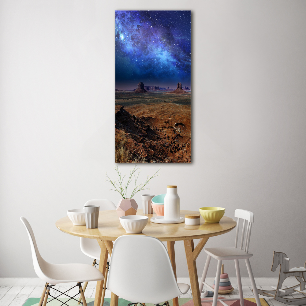 Tableau sur verre acrylique Ciel étoilé