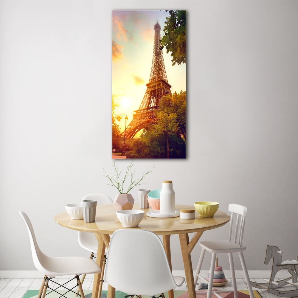 Tableau sur verre acrylique Architecture Tour Eiffel France