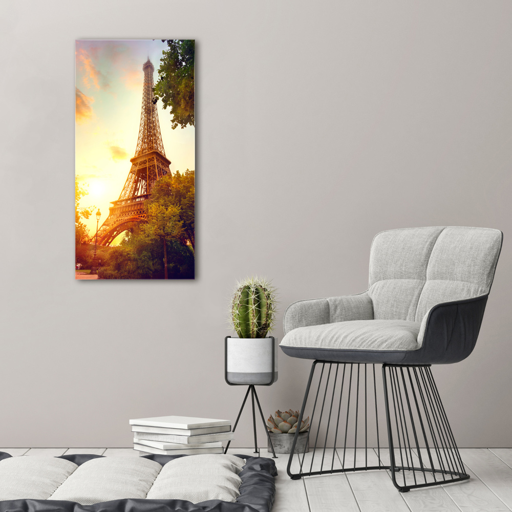 Tableau sur verre acrylique Architecture Tour Eiffel France