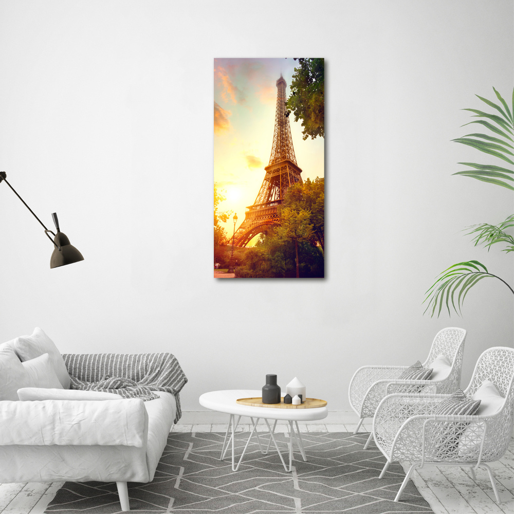 Tableau sur verre acrylique Architecture Tour Eiffel France