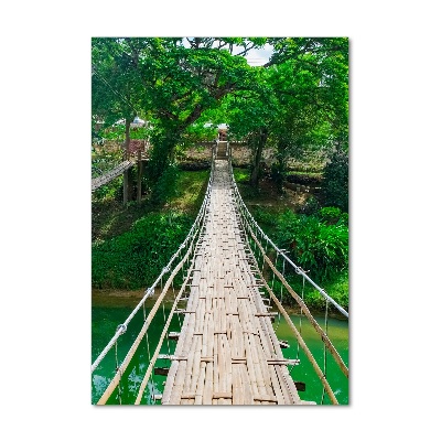 Tableau verre acrylique Pont dans le parc