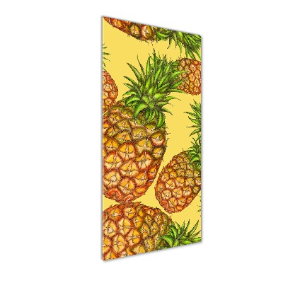 Tableau verre acrylique Ananas