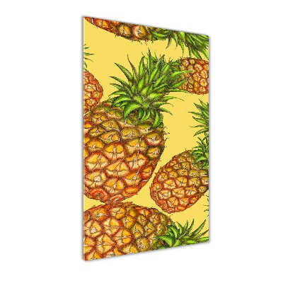 Tableau verre acrylique Ananas