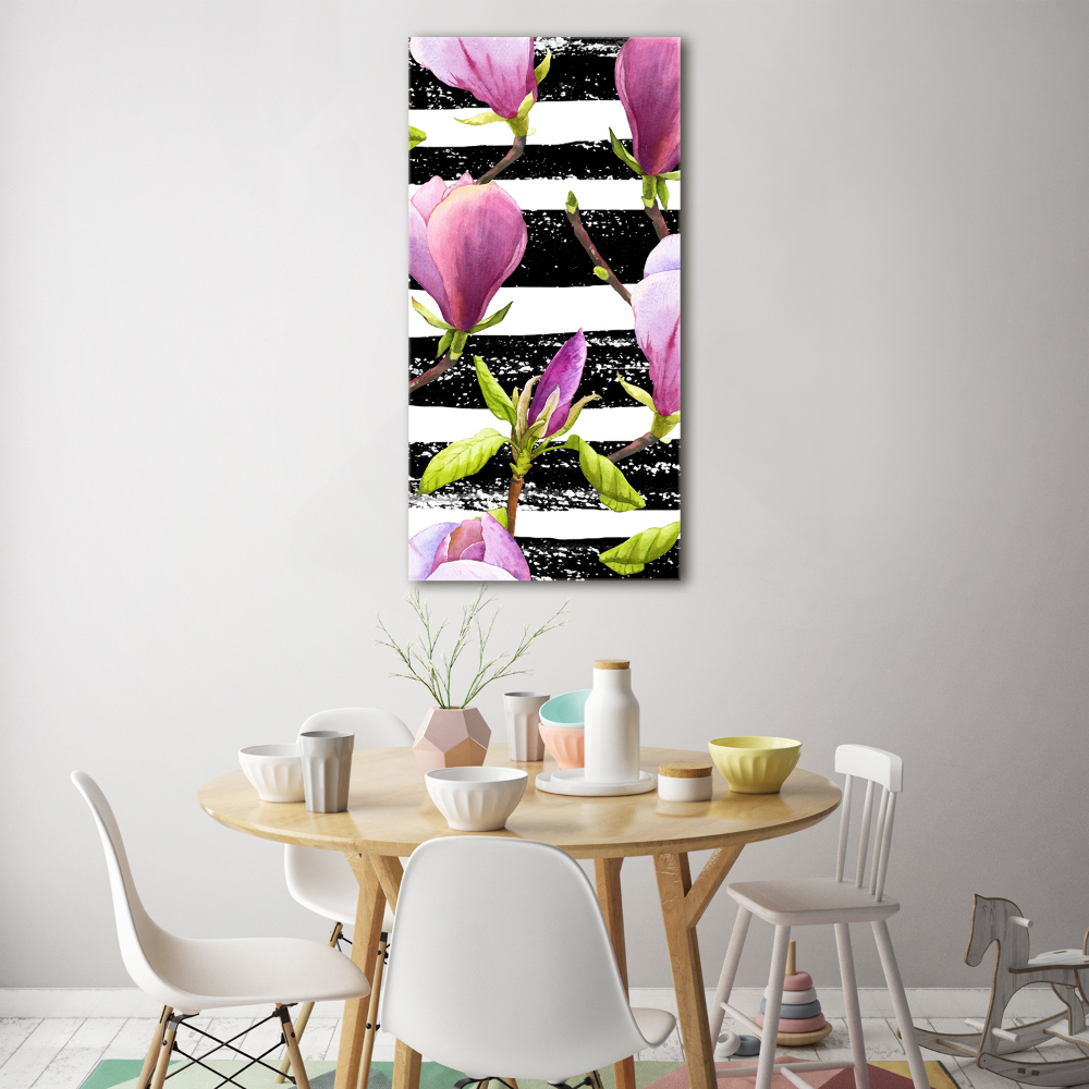 Tableau verre acrylique Magnolia