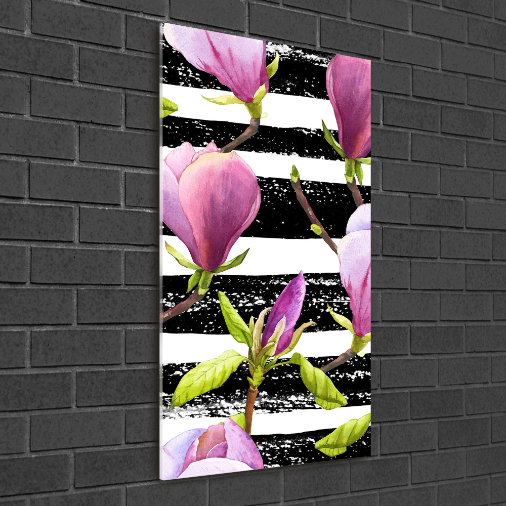 Tableau verre acrylique Magnolia