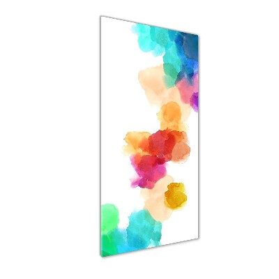 Tableau verre acrylique Taches de couleur