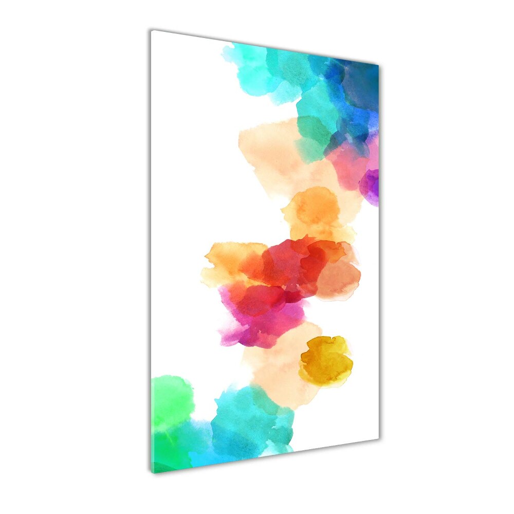 Tableau verre acrylique Taches de couleur