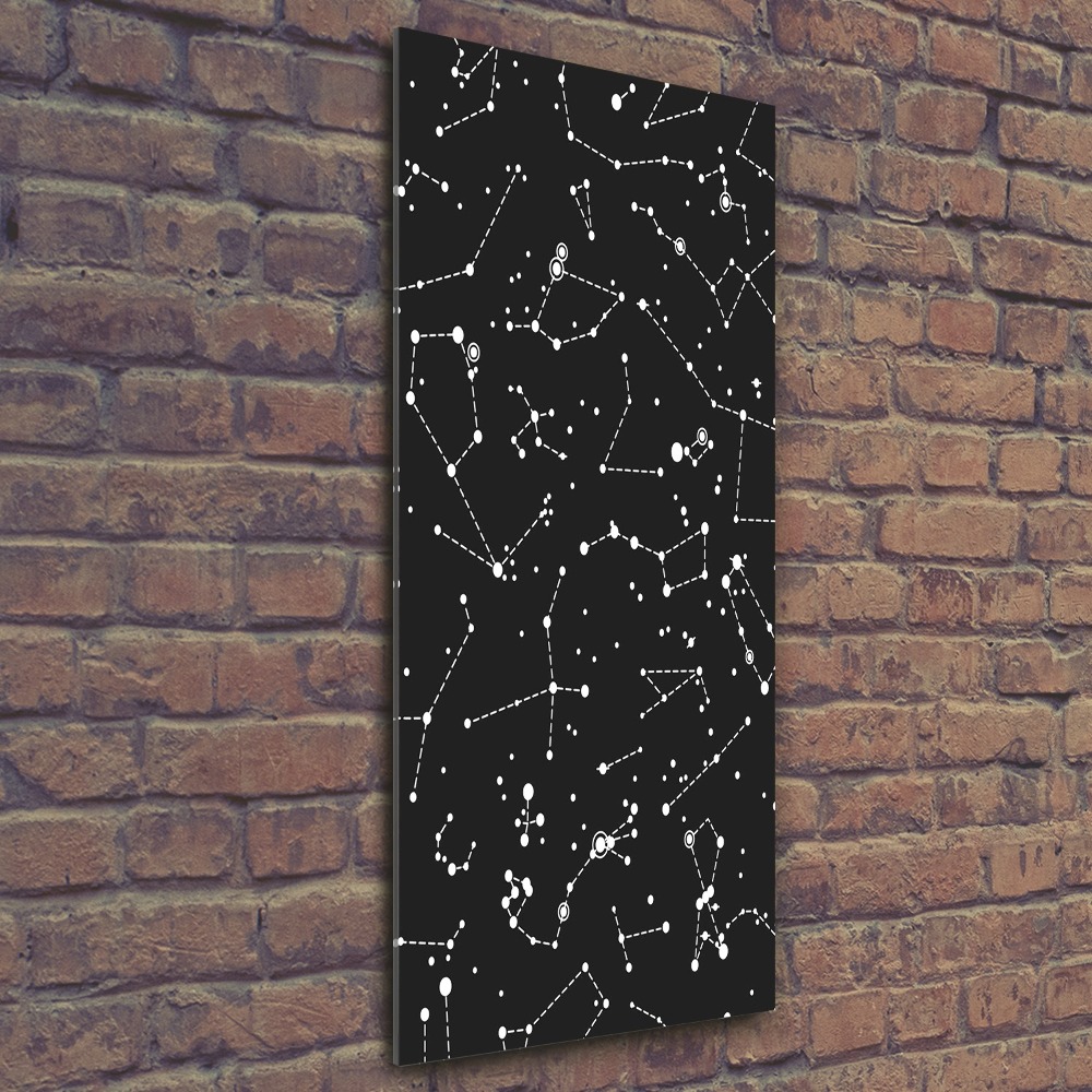 Tableau verre acrylique Constellation