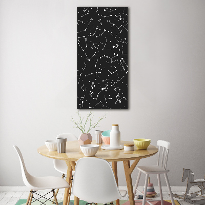 Tableau verre acrylique Constellation