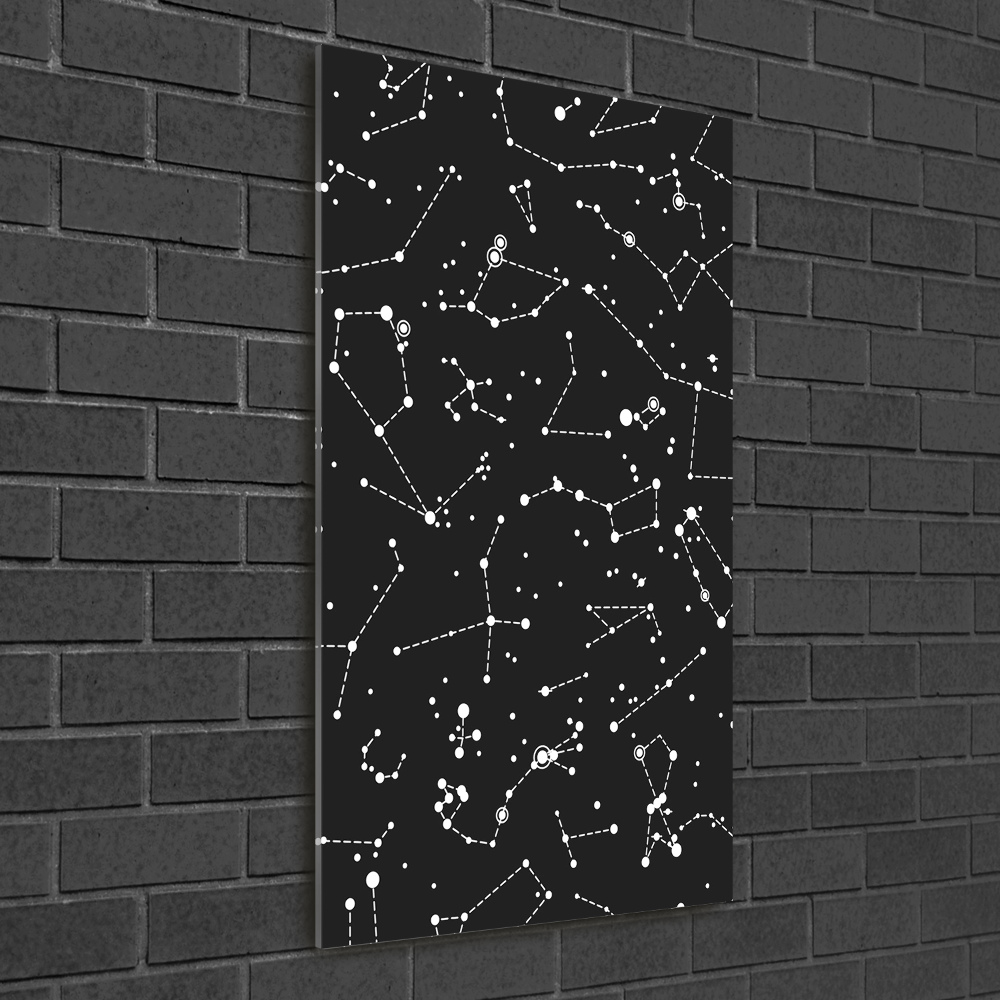 Tableau verre acrylique Constellation