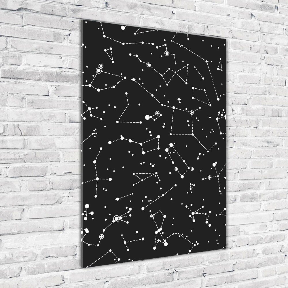 Tableau verre acrylique Constellation