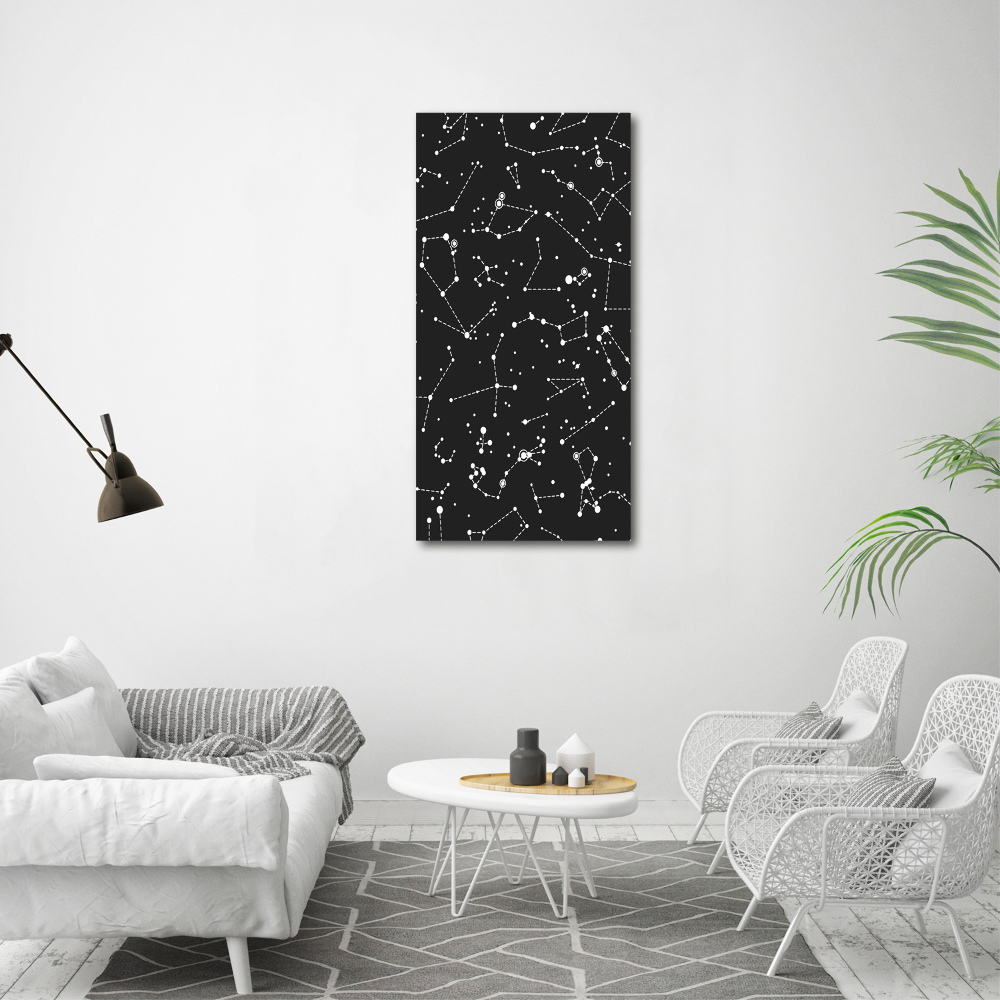 Tableau verre acrylique Constellation