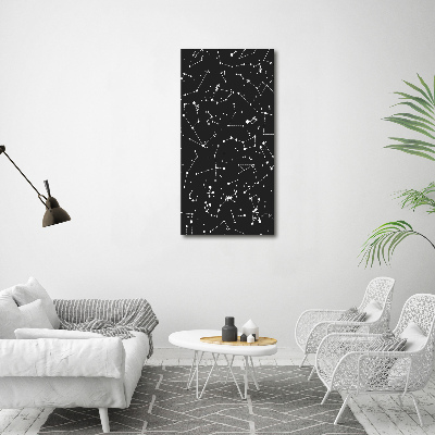 Tableau verre acrylique Constellation