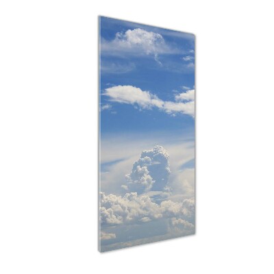 Tableau sur verre acrylique Des nuages dans le ciel