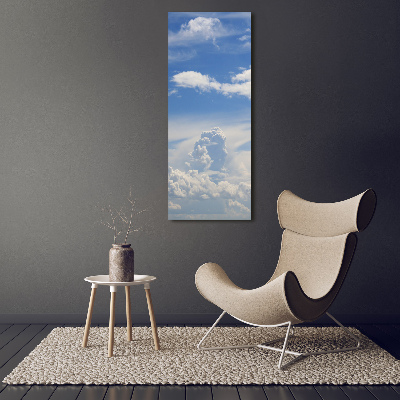 Tableau sur verre acrylique Des nuages dans le ciel