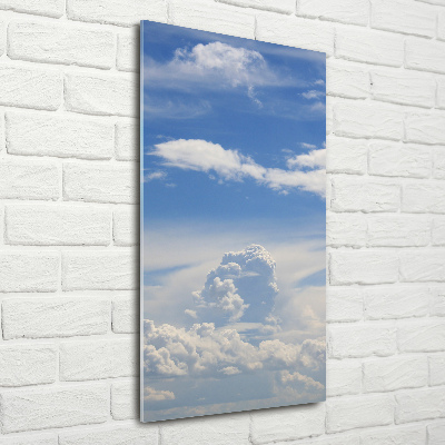 Tableau sur verre acrylique Des nuages dans le ciel