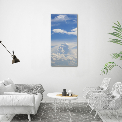 Tableau sur verre acrylique Des nuages dans le ciel