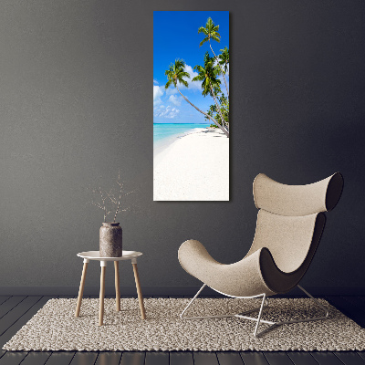 Tableau sur verre acrylique Plage tropicale