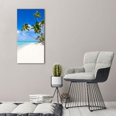 Tableau sur verre acrylique Plage tropicale