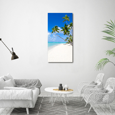 Tableau sur verre acrylique Plage tropicale