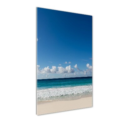 Tableau verre acrylique Plage exotique