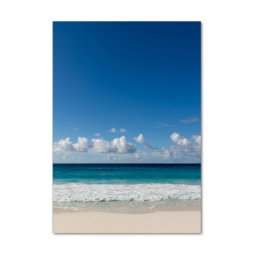 Tableau verre acrylique Plage exotique