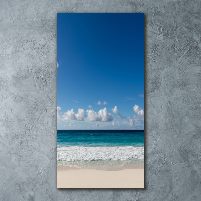 Tableau verre acrylique Plage exotique