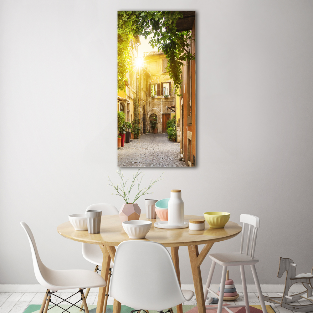 Tableau sur verre acrylique Rues en pierre