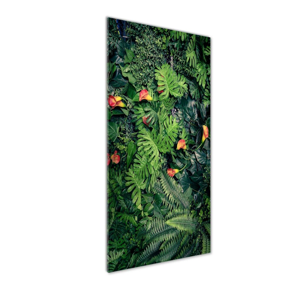 Tableau verre acrylique Plantes tropicales