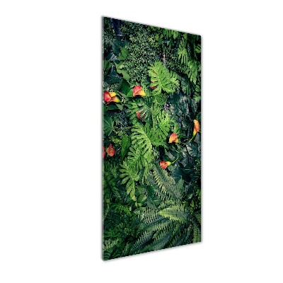 Tableau verre acrylique Plantes tropicales