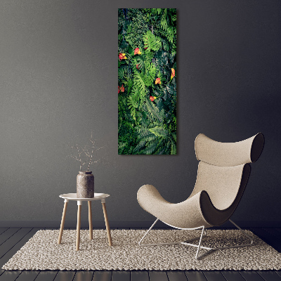 Tableau verre acrylique Plantes tropicales