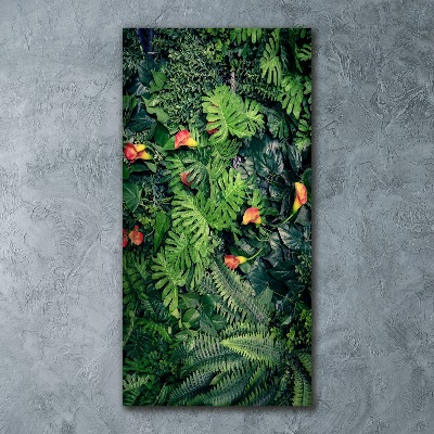 Tableau verre acrylique Plantes tropicales