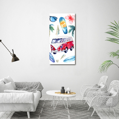 Acrylique tableau Ensemble de surfeurs