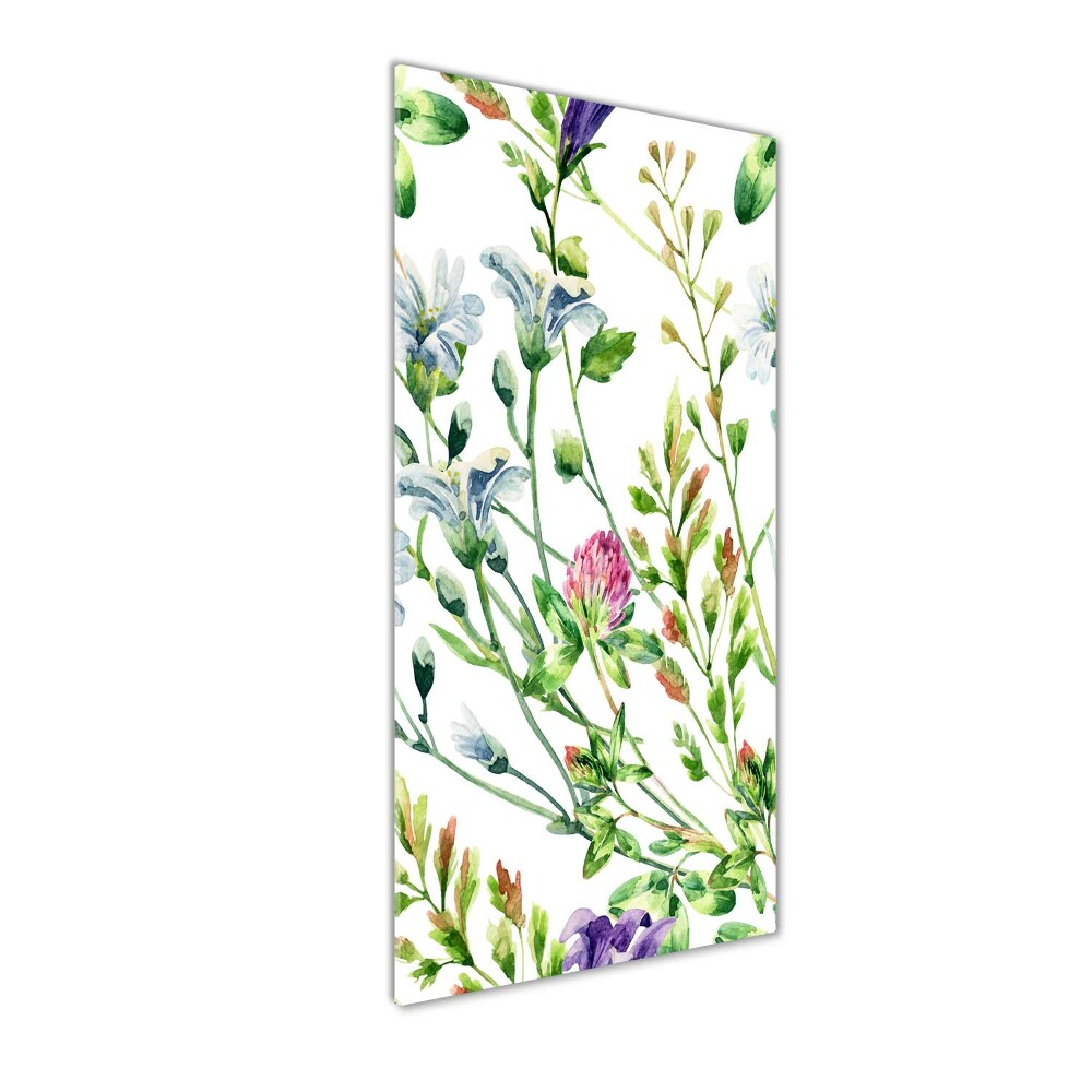 Tableau sur verre acrylique Les fleurs des champs