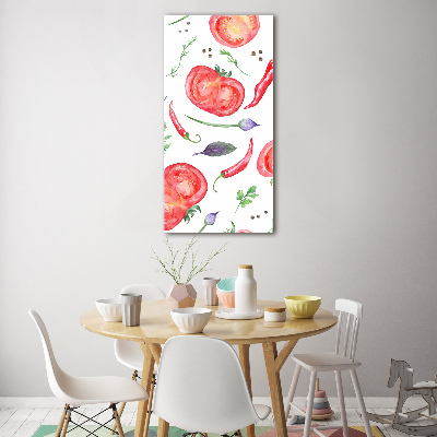 Tableau en acrylique Légumes