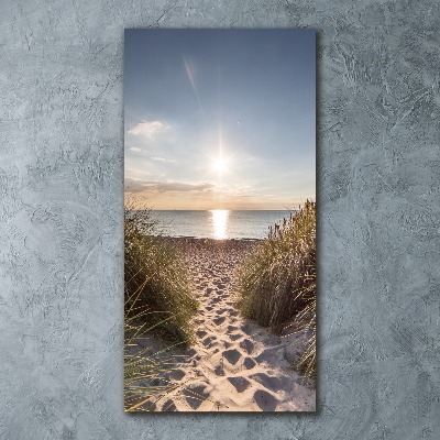 Tableau sur verre acrylique Dunes côtières