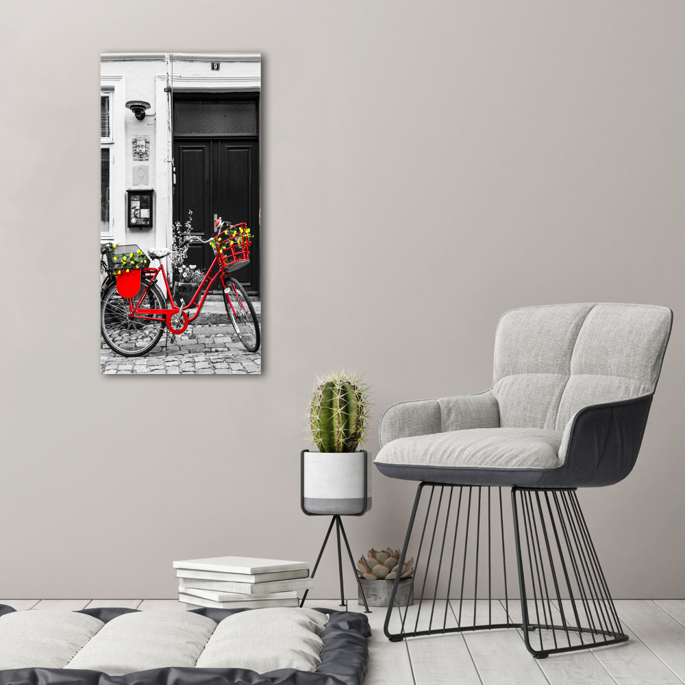 Tableau sur verre acrylique Vélo de ville