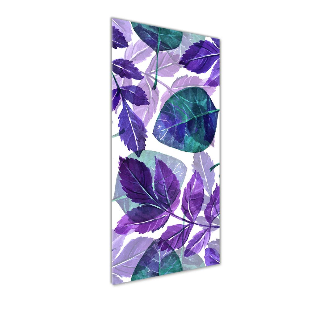 Tableau verre acrylique Les feuilles