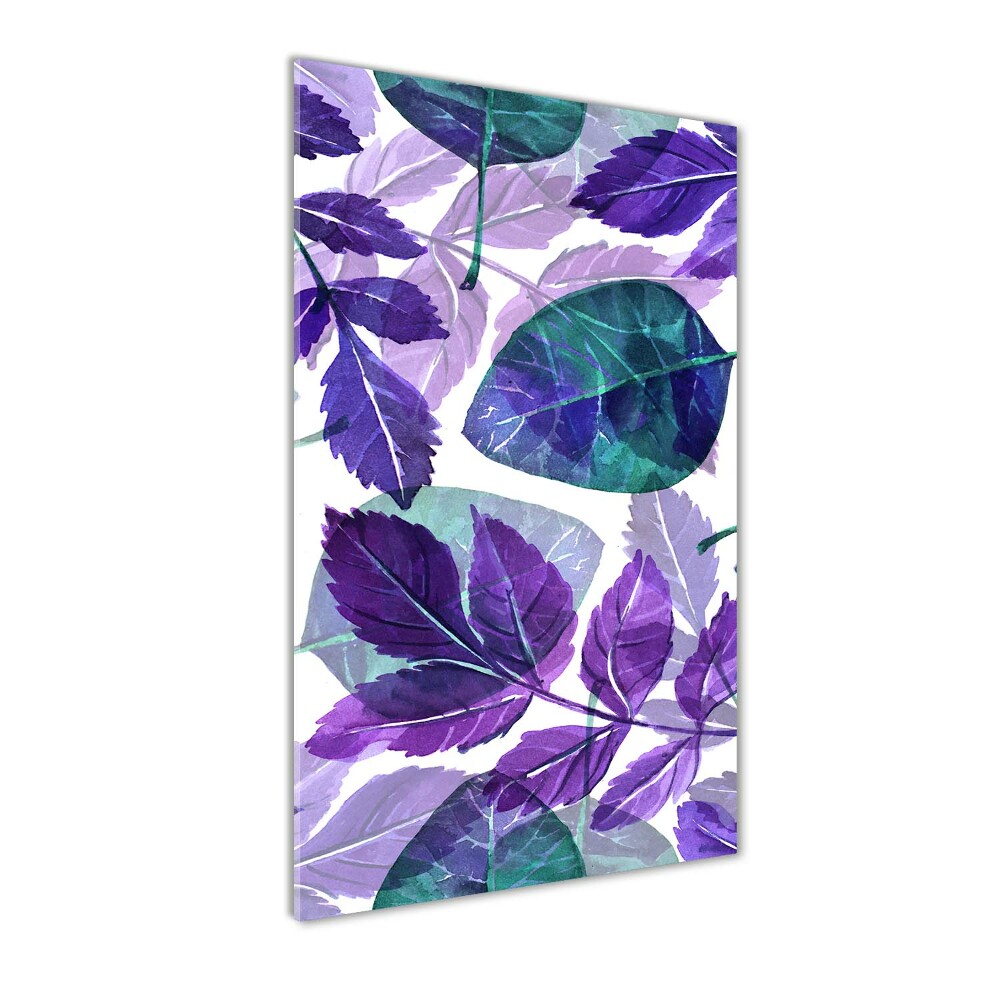 Tableau verre acrylique Les feuilles