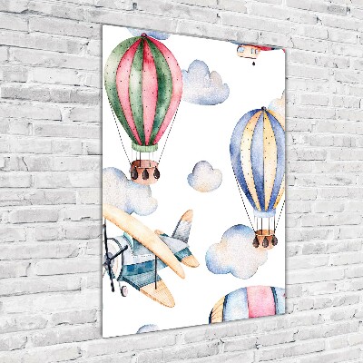 Tableau en acrylique Ballons et avions