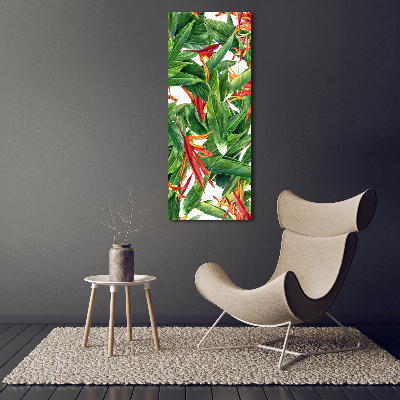 Tableau acrylique Strelitzia royale