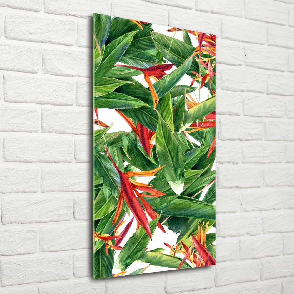 Tableau acrylique Strelitzia royale