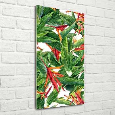 Tableau acrylique Strelitzia royale