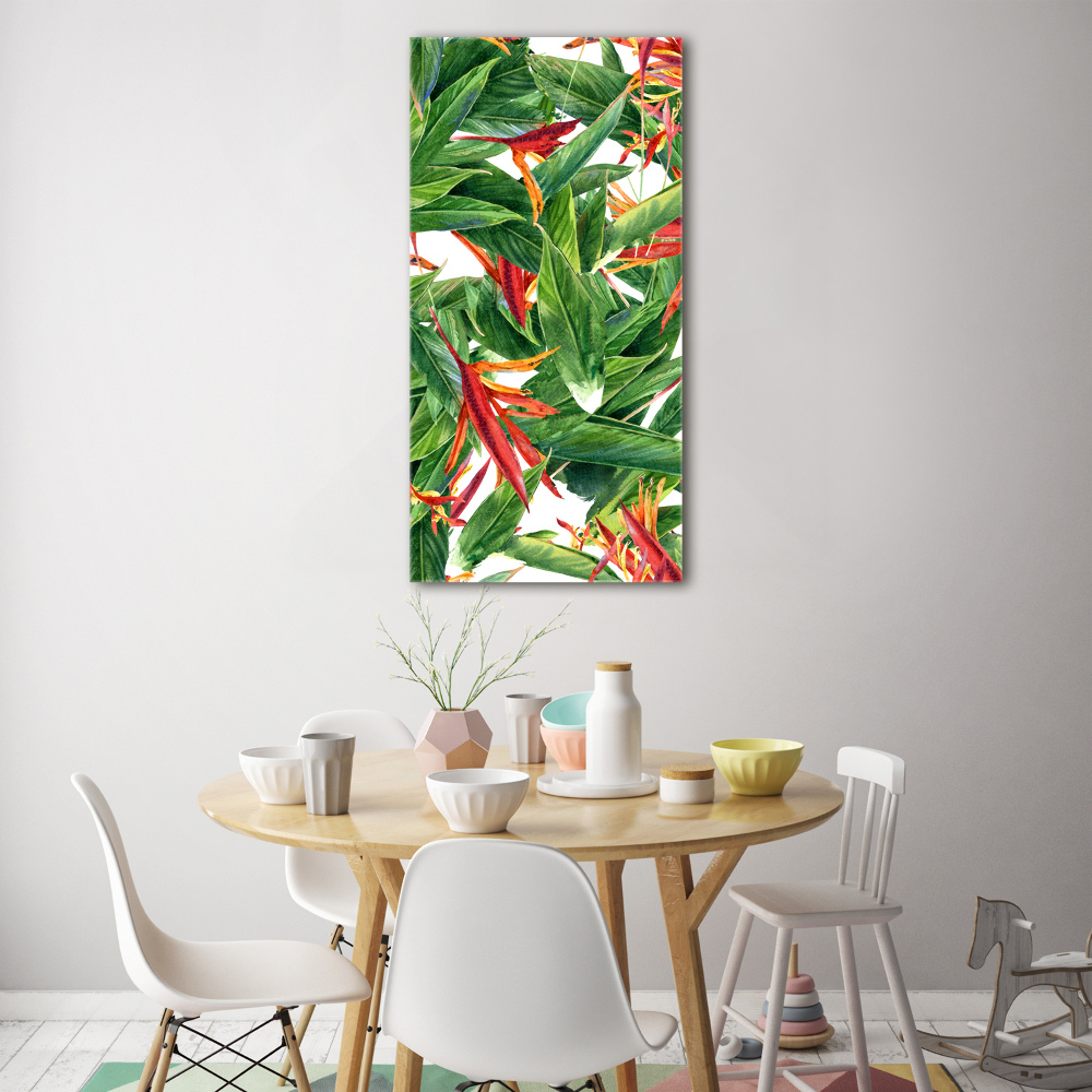 Tableau acrylique Strelitzia royale